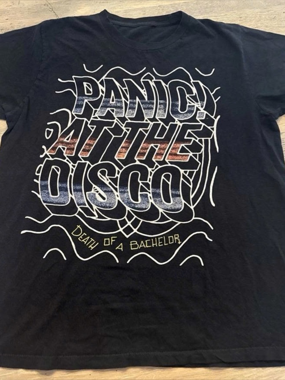 At The Disco Black Graphic Band Tee